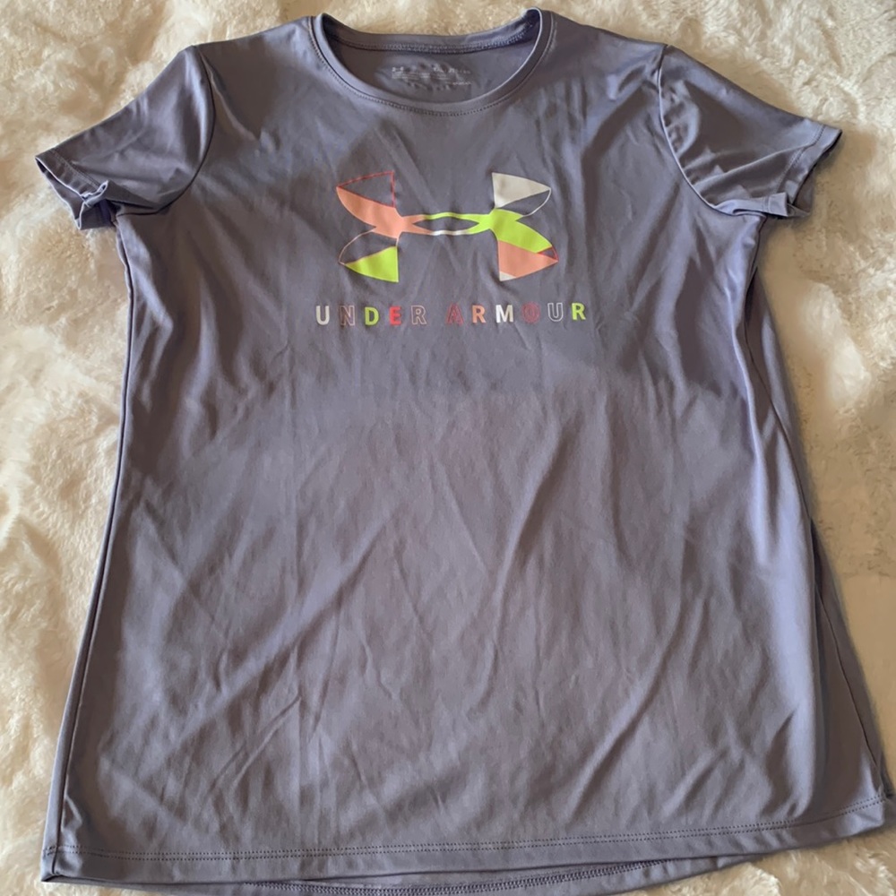 Purple Under Armor T-shirt